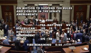 House Clears FY2027 CR, Now to the President