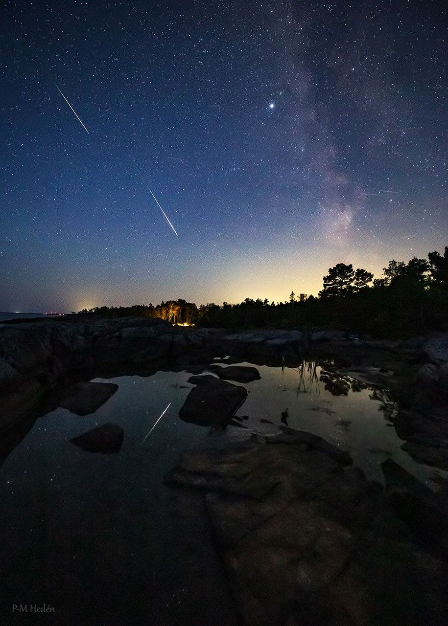 APOD: 2026 August 15 – Bright Perseids from Sweden