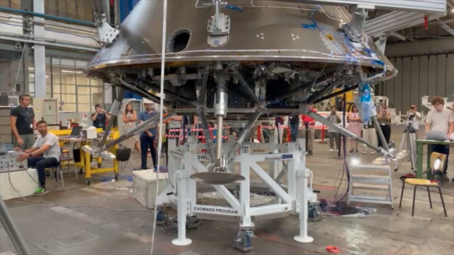 ExoMars stretches out its legs