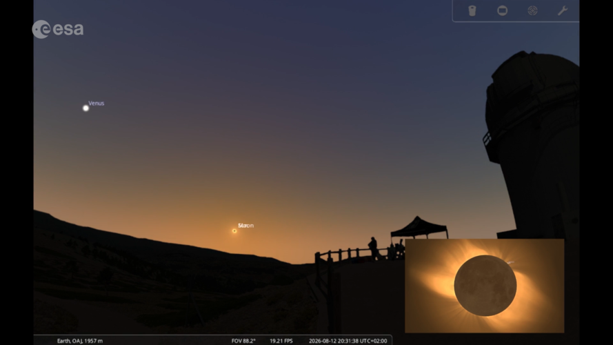 Musification of the 2026 total solar eclipse